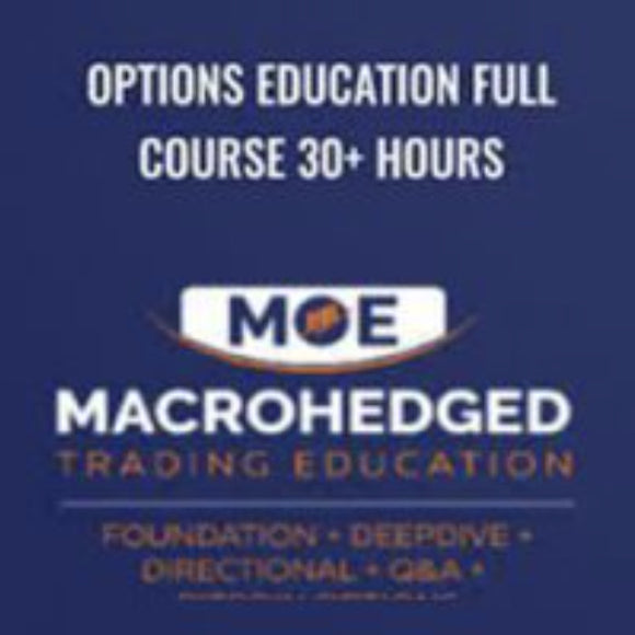 Macrohedged – Options Education FULL Course